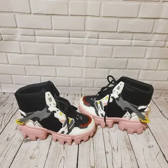 Anthony Wang Sour Sop 04 Gundam Wing Pink Sneakers US Women 8 - Picture 5 of 6